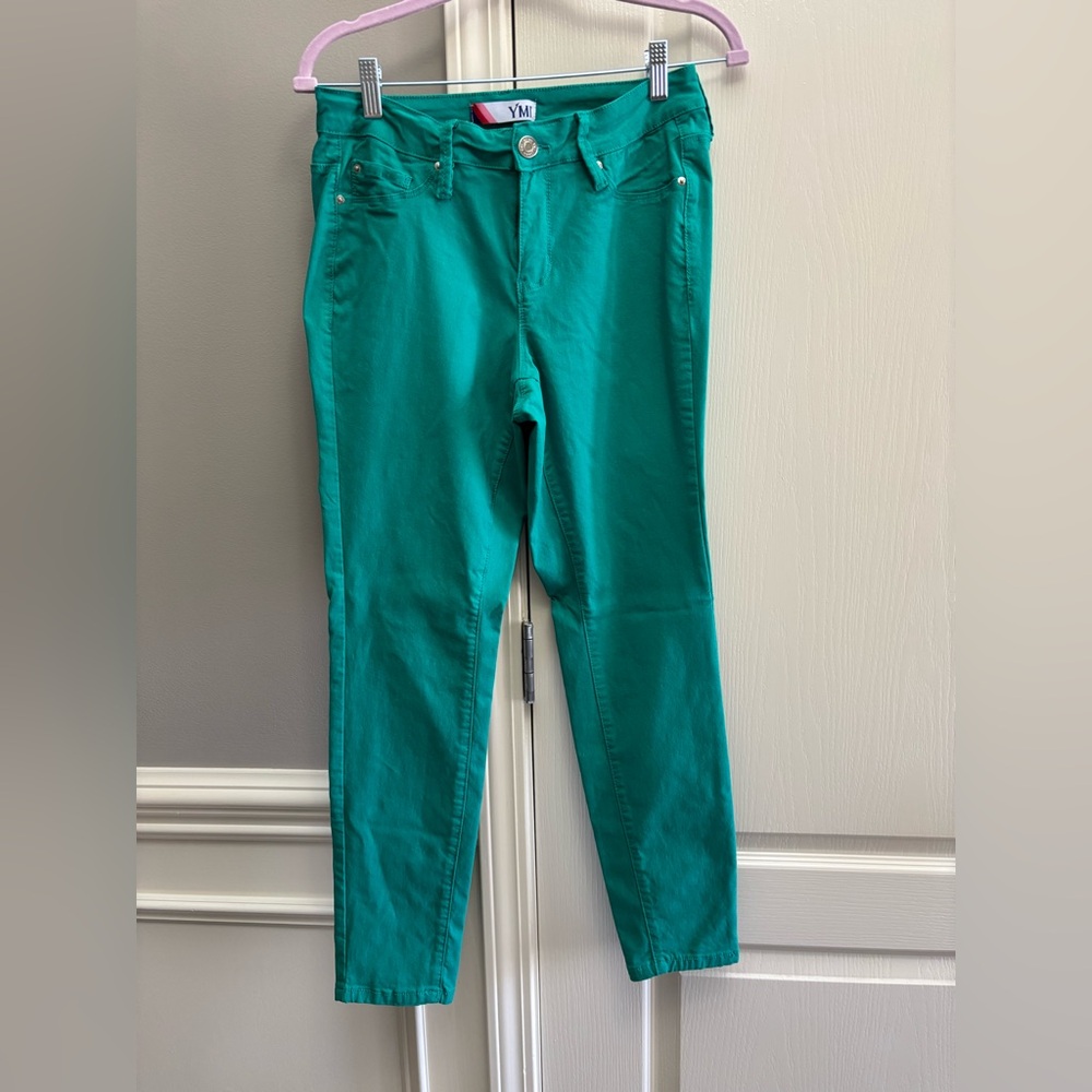 YMI Taste the Rainbow Mid Rise
Hyper Stretch Skinny Jeans